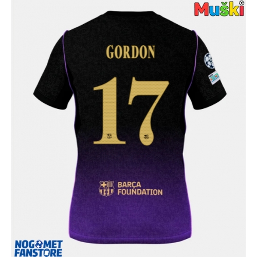 Barcelona Anthony Gordon #17 Gostujuci Dres 2026-27 Kratak Rukav